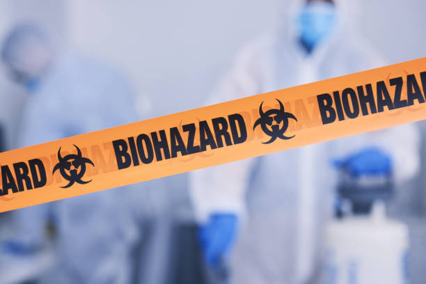 Professional Blood Cleanup technician working in Douglas, NE